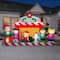 7ft. Airblown® Inflatable Giant Christmas Peanuts Gang Christmas Stage Scene